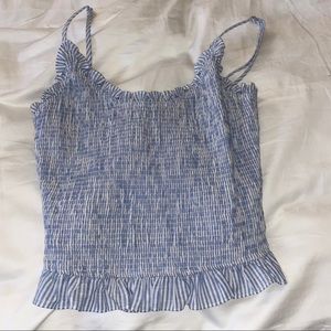 MIXOLOGY SMOCKED TOP